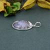 925 Sterling Silver, Dendritic Agate Gemstone Pendant, Healing Pendant, Oval Pendant, Gift For Her, Wedding Gift, Silver Jewelry, Reiki Pendant