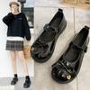 Small Leather Shoes Female Japanese Jk Uniform Retro College Style Lolita Mary Jane Shoes Autumn Korean Small Pu Leather Shoes