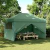 VidaXL Folding Pop-Up Party Tent 4 Sidewalls Green, Tent, Awning Tent, Gazebo Awning 4004976
