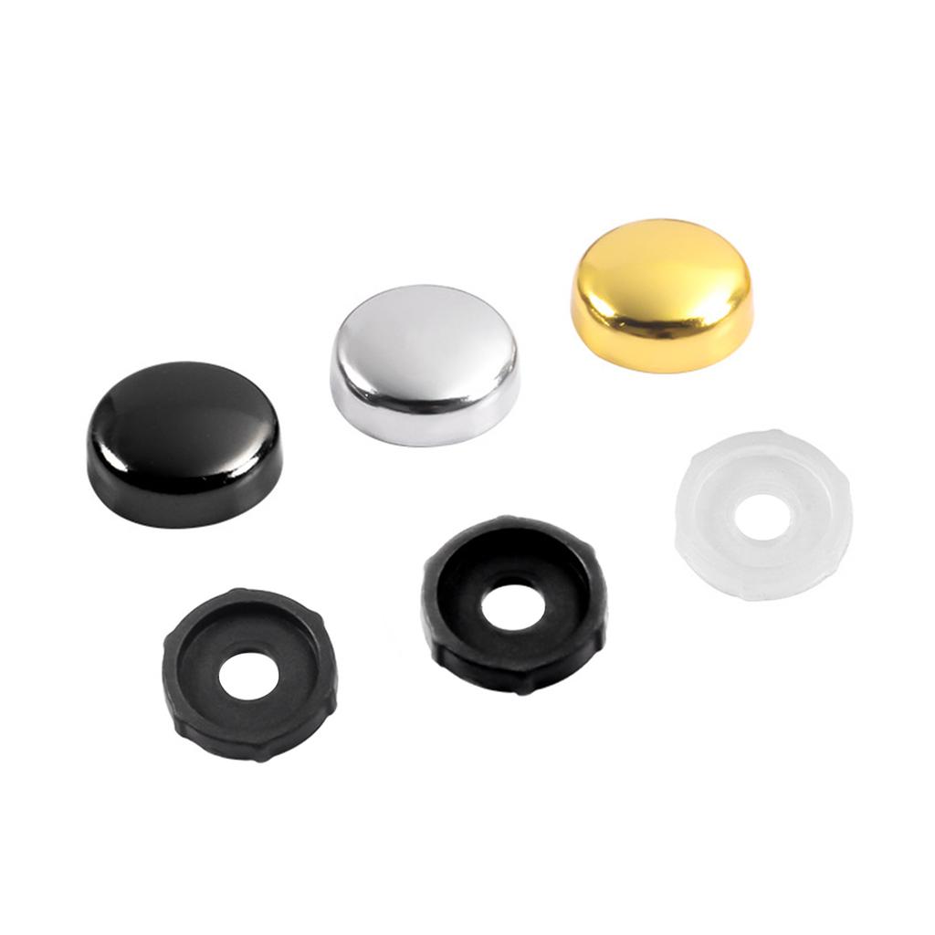 20 шт. Декоративные стеклянные шурупы, шляпные гвозди, портативный аксессуар для мебели и стекла с шайбами, элегантная отделка