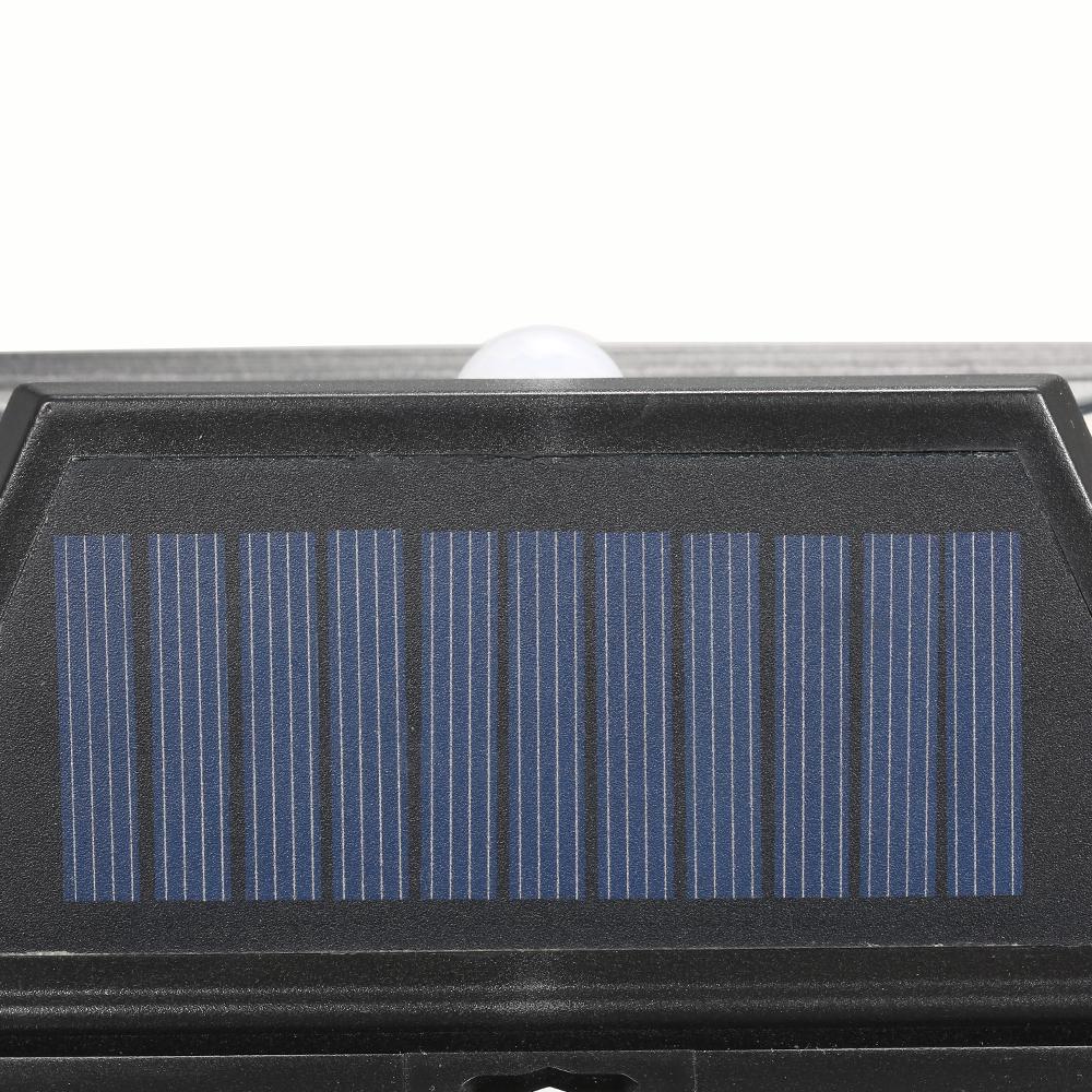 44 светодиода Солнечная энергия PIR Датчик движения Настенный светильник Открытый двор Садовая лампа Водонепроницаемая