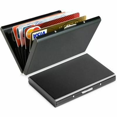 Автоматический всплывающий органайзер, банковский держатель для кредитных карт, металлический RFID-кошелек, деловой чехол для мужчин и женщин, защитный чехол для удостоверения личности, держатель для карт, очаровательные подарки