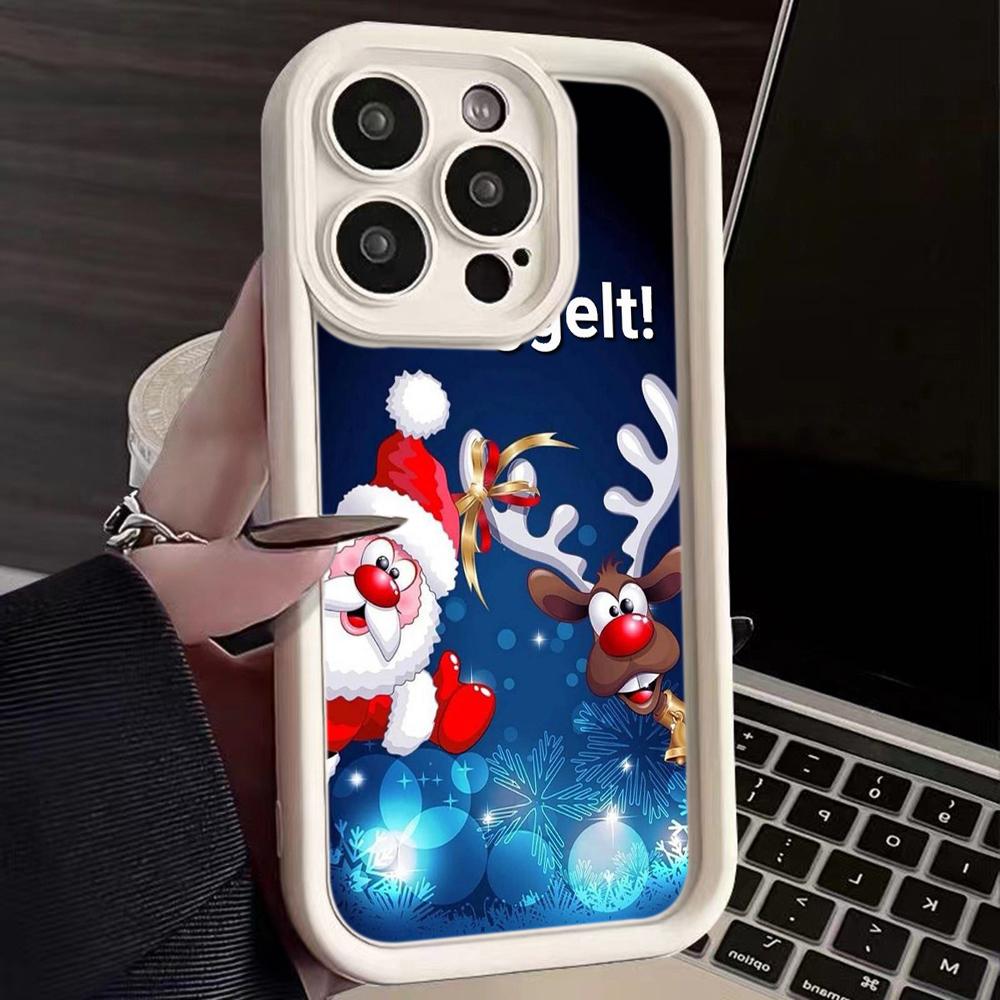 Ae117 Merry Christmas Happy New Year Design Phone Cases for Xiaomi 12 11 Lite 5G NE Redmi 13C 14C A3 Note 12 Pro 11s Angel Eye Ladder Protective Cover