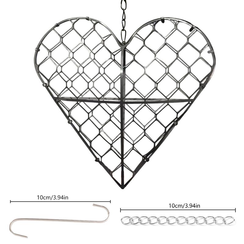 Ручное сердце из альпаки для гнездования птиц, Держатель материала для птичьих гнезд, Зимнее укрытие на дереве для диких птиц, Домики для колибри