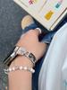 Cute Cat Glossy Metal Band For iWatch Ultra 9 8 7 42mm 45mm 49mm Diamond Bracelet Strap For Apple Watch 38mm 40mm 41mm 6 5 SE 4