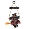 Halloween Witch Dolls Hanging Decor Ghost Witch Horror Scary Hanging Ghost Flying Witch Pendant Halloween DIY Party Ornaments