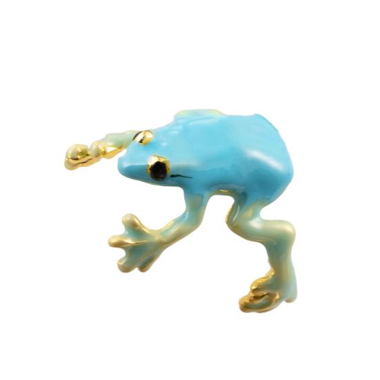 Кольцо для пальца в форме лягушки, пряжка для уха, однотонный сплав, гальваническое отверстие, регулируемый браслет для праздников и вечеринок, аксессуары