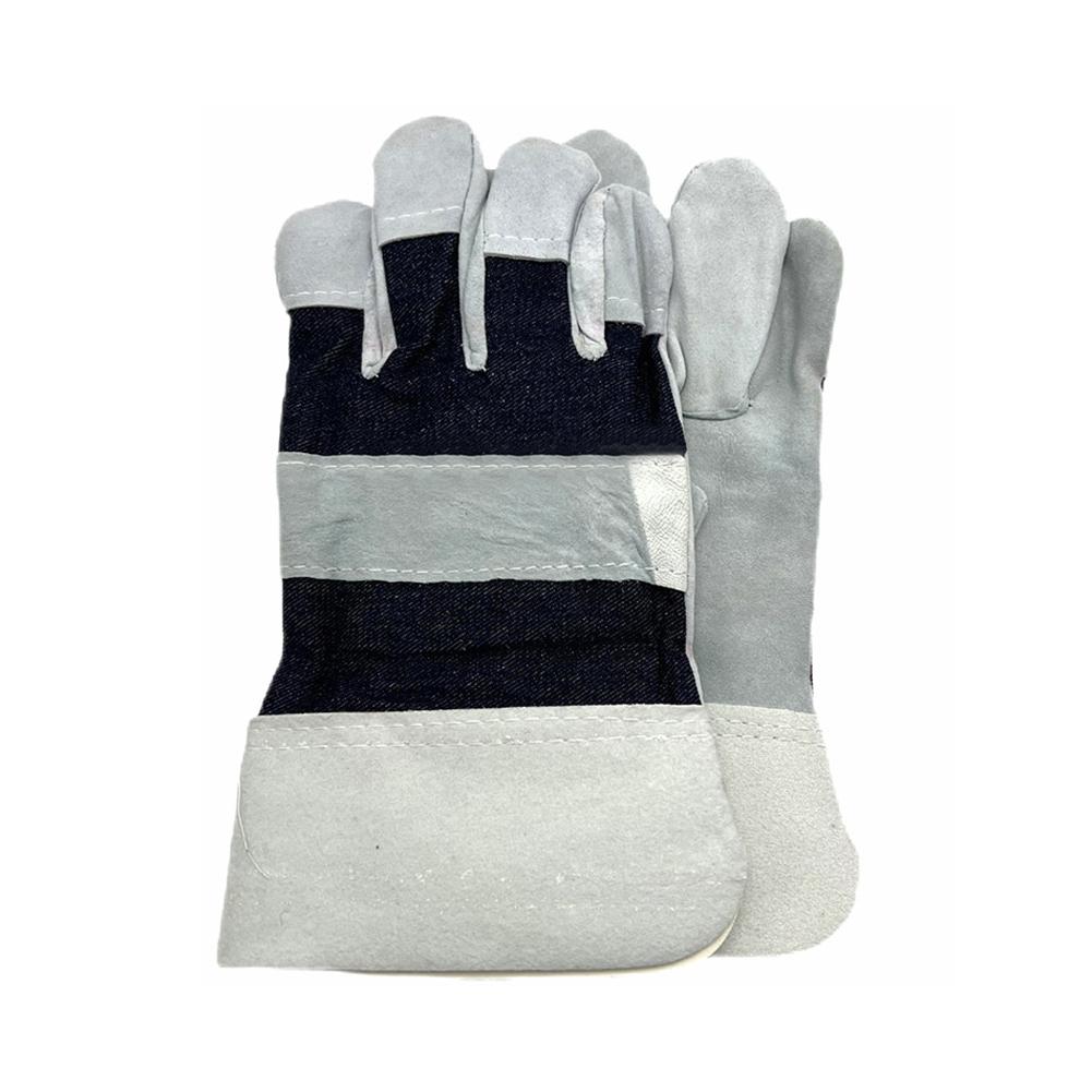 1 пара защитных рабочих перчаток, строительные кожаные перчатки, садовые перчатки, легкие перчатки для механиков и сварщиков, воловья кожа для мужчин и женщин