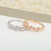 Новый тренд Высокое качество Юбилей Горячая распродажа Европейский известный бренд Чистая роскошь Ювелирные кольца для женщин Капля воды Розовое золото