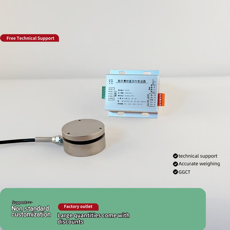 RS485 Digital Load Cell Transmitter with Compression Sensor Modbus-RTU Weighing Module for Industrial PLC Control 5t