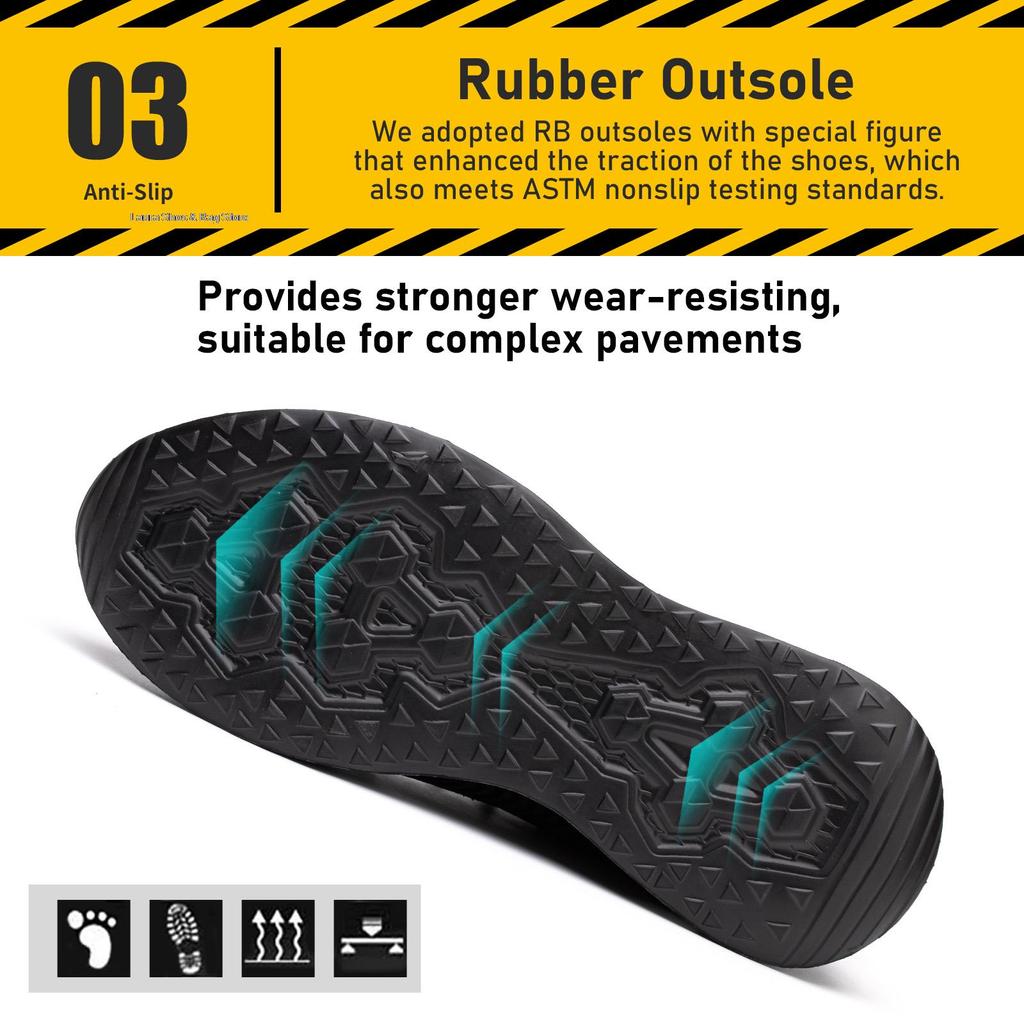 Fashion Plus Sise 36-48 Mens Safety Work Shoes Indestructible Anti-smash Sneakers Construction Shoes Steel Toe Breathable Security Boots