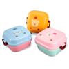 Double Layer Fruit Animal Children Plastic Food Storage Box Tableware Lunch Box Fresh Keeping Box