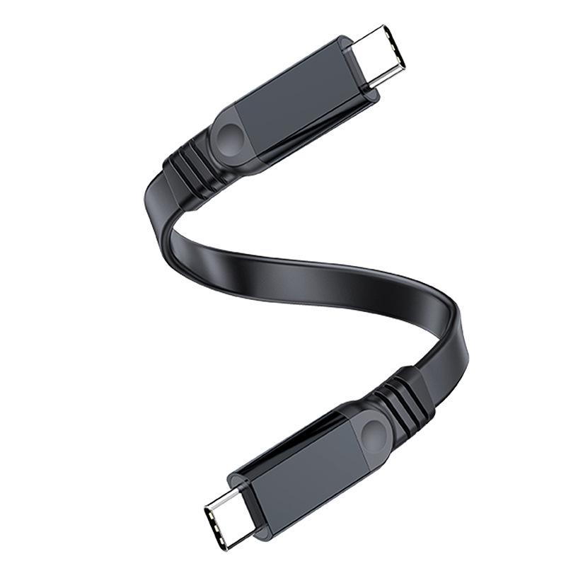 Плоский кабель USB - Type-C для передачи данных 10 Гбит/с, быстрая зарядка 60 Вт, высокоскоростная передача