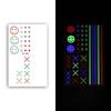 Little Sexy Cute Tattoo for Women Glowing Dark Taty Waterproof Fake Tatoo Luminous Tattoo Stickers Body Art Cartoon Tattoo