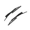 Black Wiper Arms Headlight Plastic 2pcs A1268204544