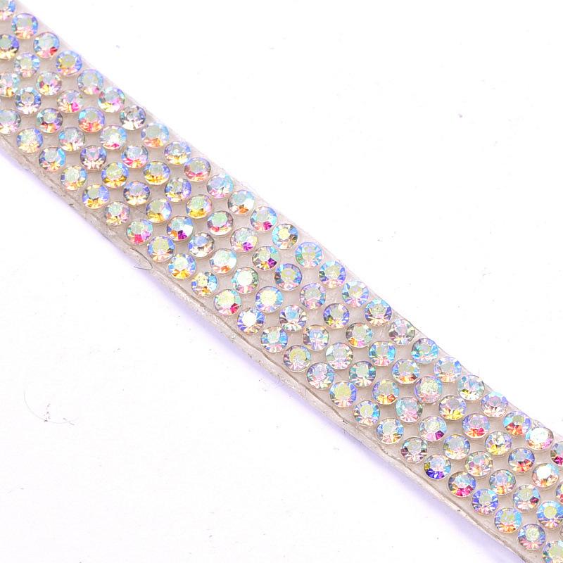 Glass Mesh Drill Row Drill Double-Sided Rubber Drill Piece Diy Rhinestone Mobile Phone Beauty Case Car Drill Sticker Accessories