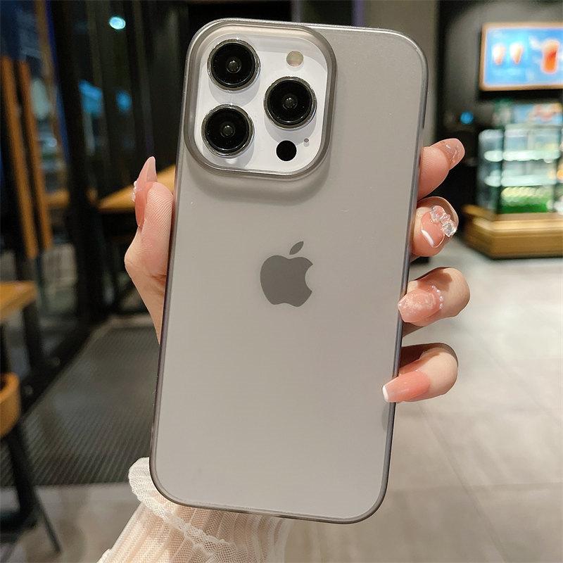 Роскошный новый микропроницаемый матовый чехол. Подходит для iPhone 14, 13, 12 Pro Max. Чехлы «все включено» против падения.