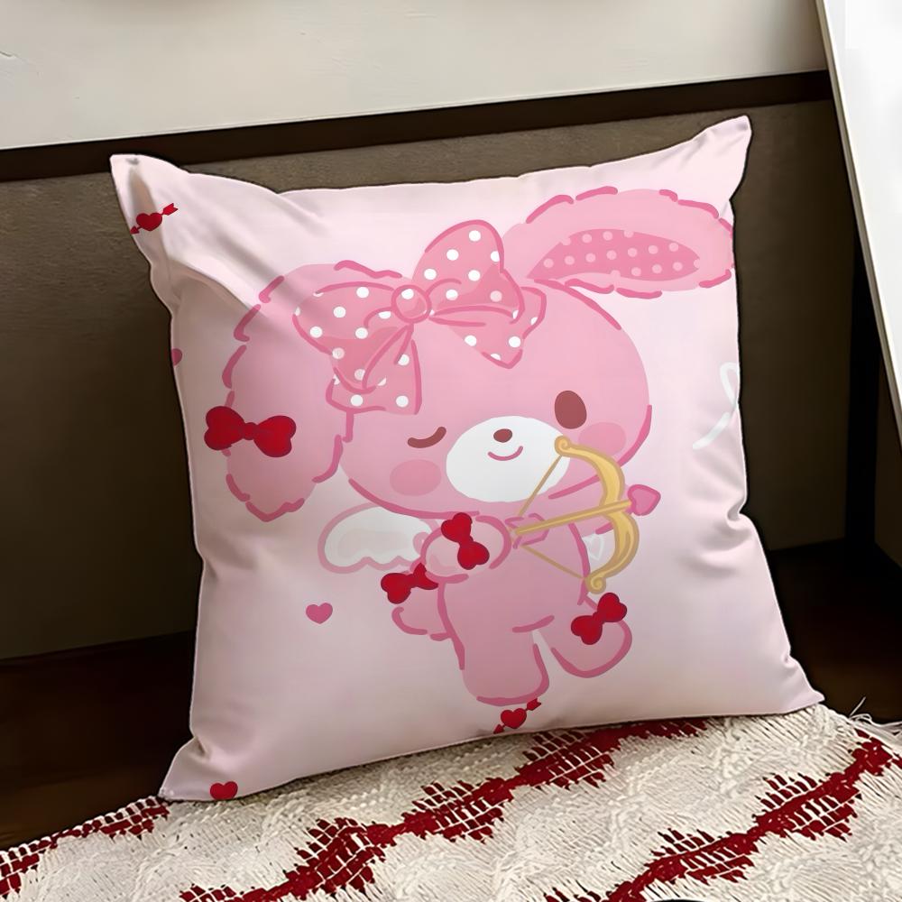 cartoon BBONBONRIBBON Cushion Cover Reversible Soft Durable Pillow Cover Home Car MultiScene Use for Daily Comfort
