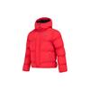 Classic Logo Hooded Windbreaker Cotton Jacket Men Outerwear Red DQ8105-612