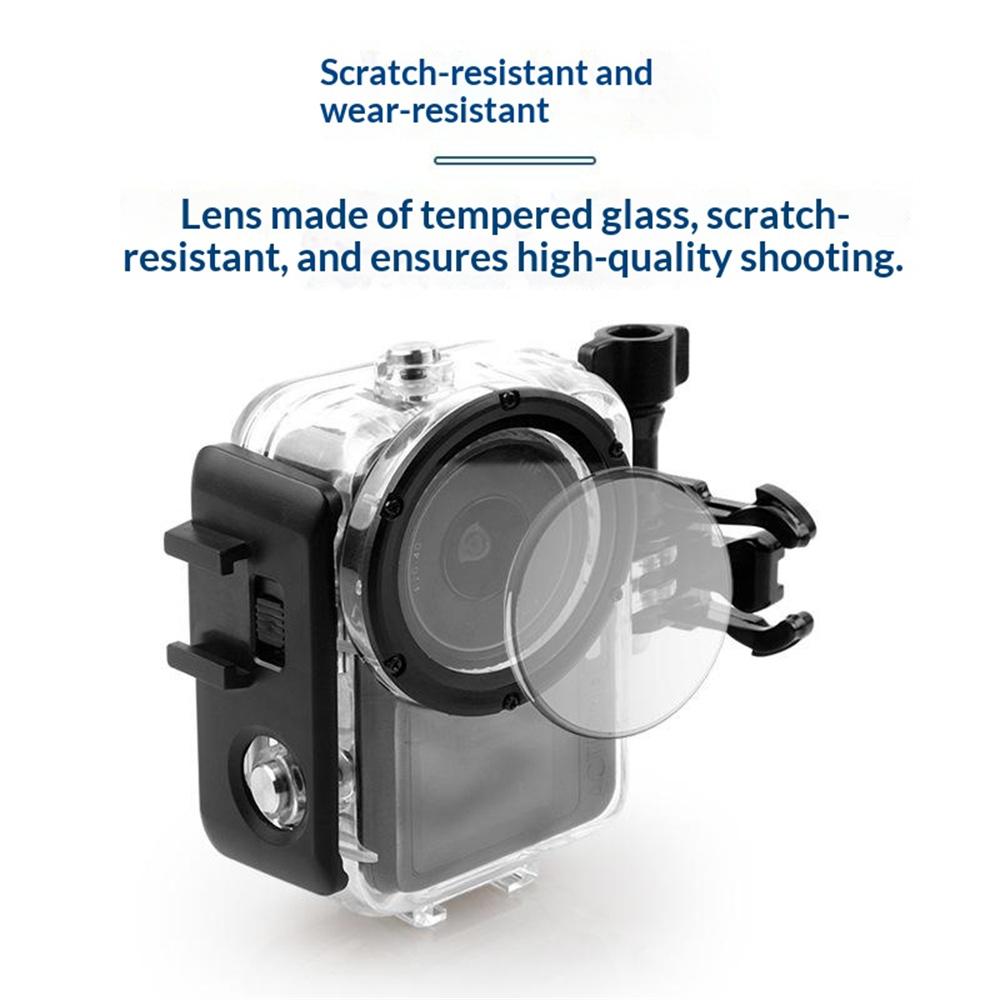 For DJI Osmo Action 6 Waterproof Case 60M Underwater Housing Diving Action Camera Protective Shell