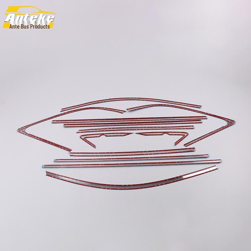 Подходит для 13 моделей Sorento: Яркие полосы для окон, Декоративные наклейки для стекла кузова, защищающие от царапин.