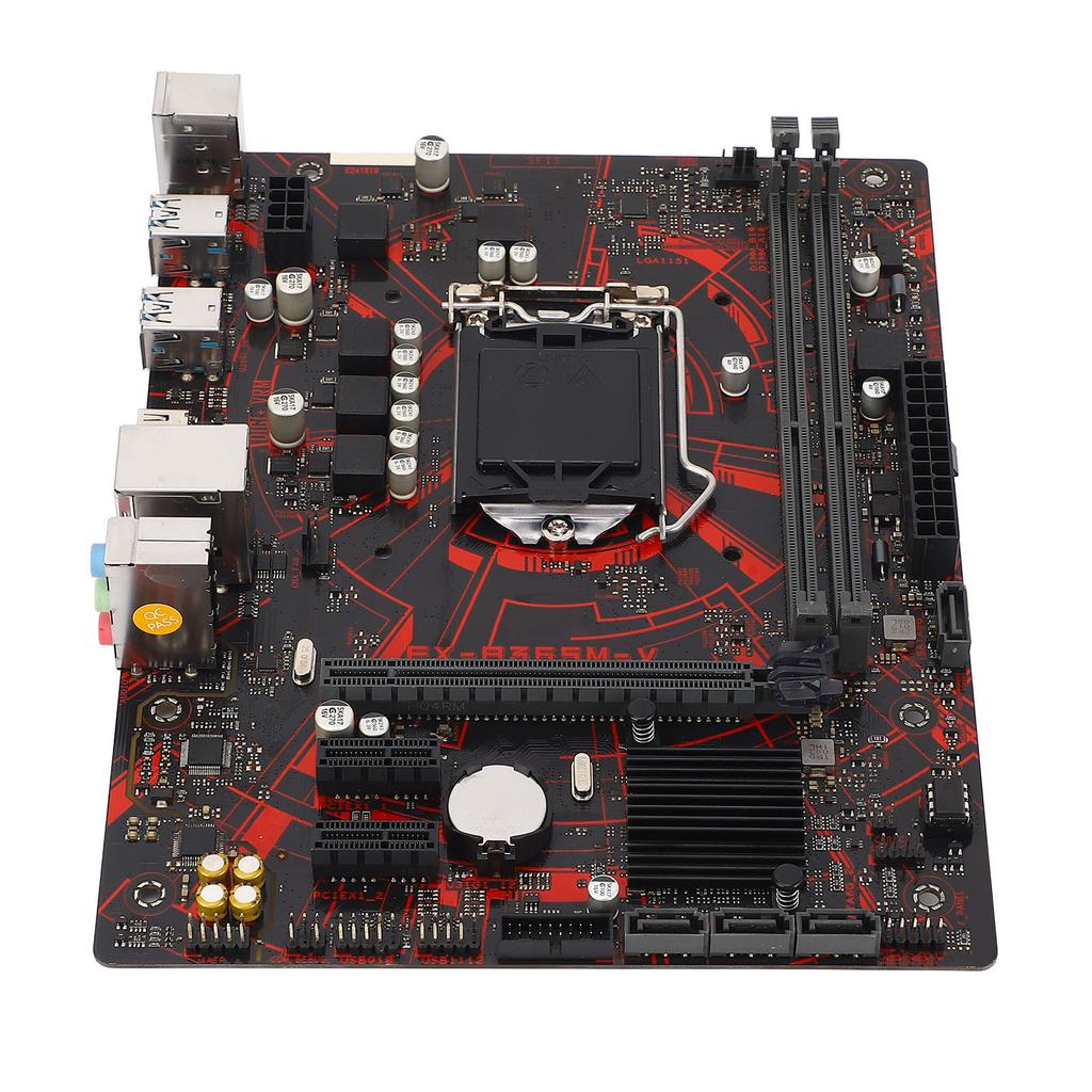 Материнская плата EX B365M V M ATX 2-канальная DDR4 Serial ATA III Материнская плата для настольных ПК для процессоров Intel Core 9-го и 8-го поколений LGA 1151 14 нм