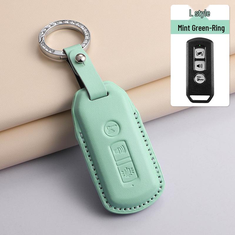 Handmade Motorcycle Key Cover for Click150, Vario150, PCX160 - Two-Button Style