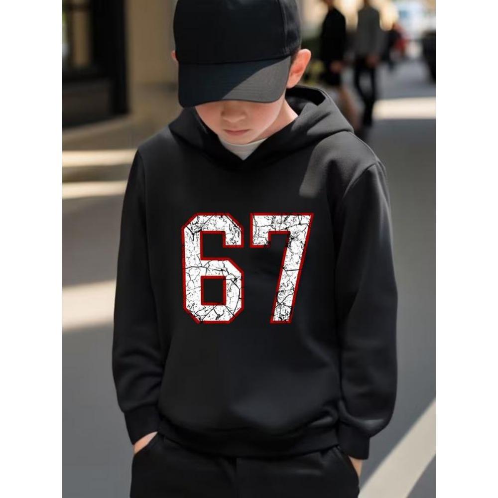 Spring Autumn Men's Hoodies 67 Six Seven Print Hoodie Casual Sweatshirts Pullovers Streetwear Women Clothing