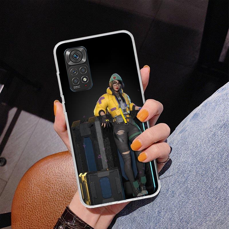 Valorant Killjoy Phone Case For Xiaomi Redmi Note 15 14 13 12S 12 11 Pro Plus 14S 11S 11E 10 10S 11T 5G Personalized Cover Redmi