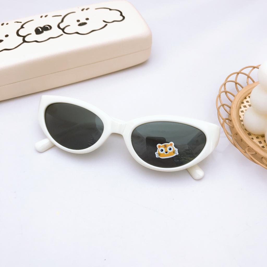 Солнцезащитные очки для путешествий с защитой от ультрафиолета для детей, силиконовые поляризованные очки «кошачий глаз», милые солнцезащитные очки для девочек