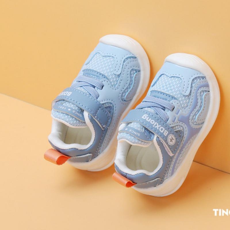 Обувь для малышей Обувь для мальчиков Весна и осень Мягкая подошва Дышащая детская обувь из сетки Функциональная обувь для девочек Tide
