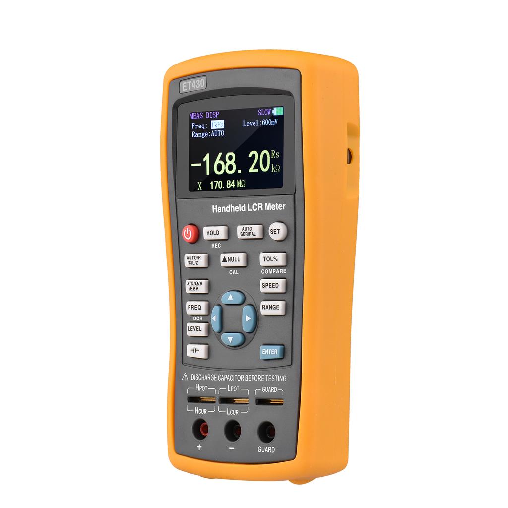 2.5-inch LCD Digital Handheld 100kHz LCR Meter LCR Multimeter Tester for Inductance Capacitance