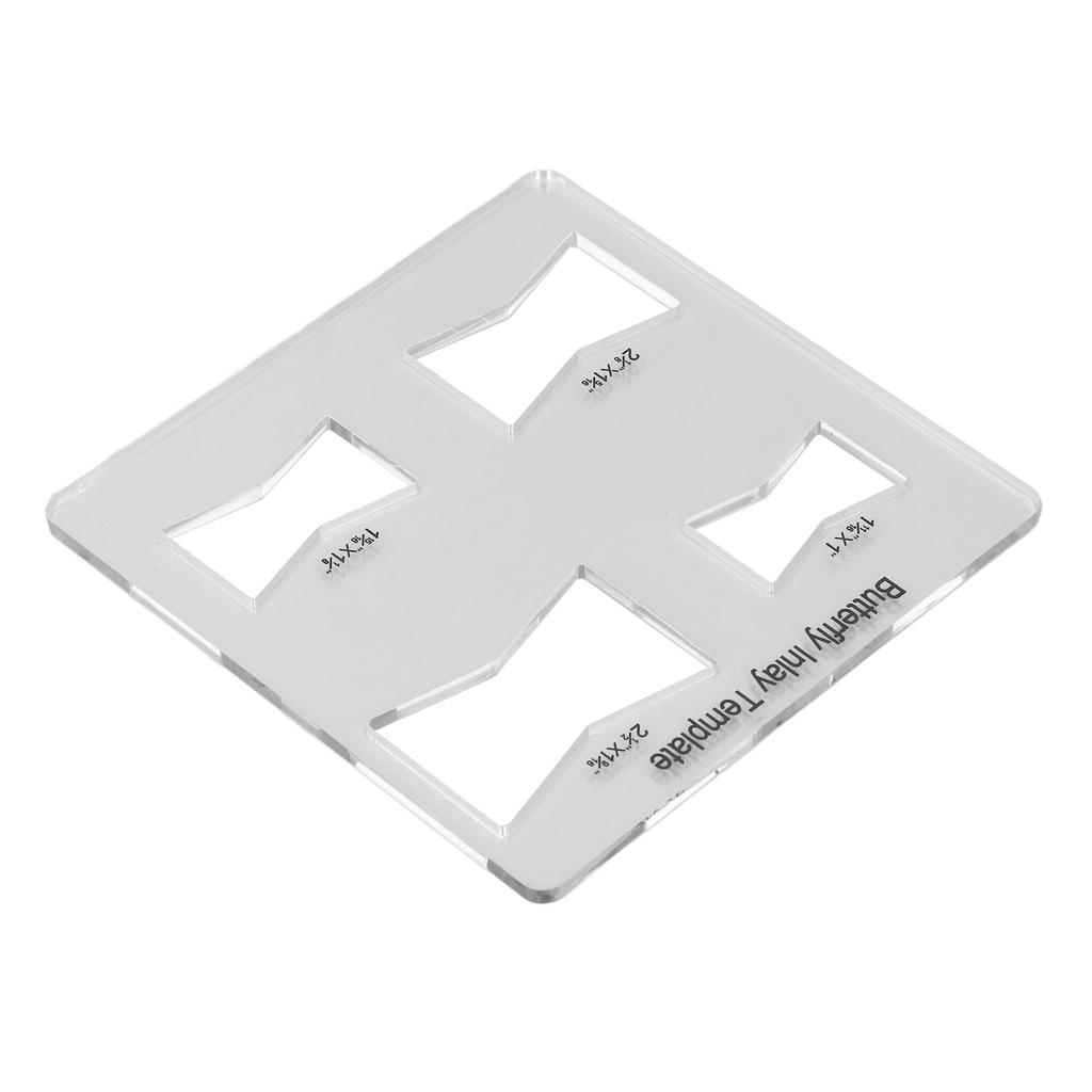 Шаблон для инкрустации бабочкой Акриловый шаблон для фрезера-бабочки для деревообработки Ремонт мебели Усиление