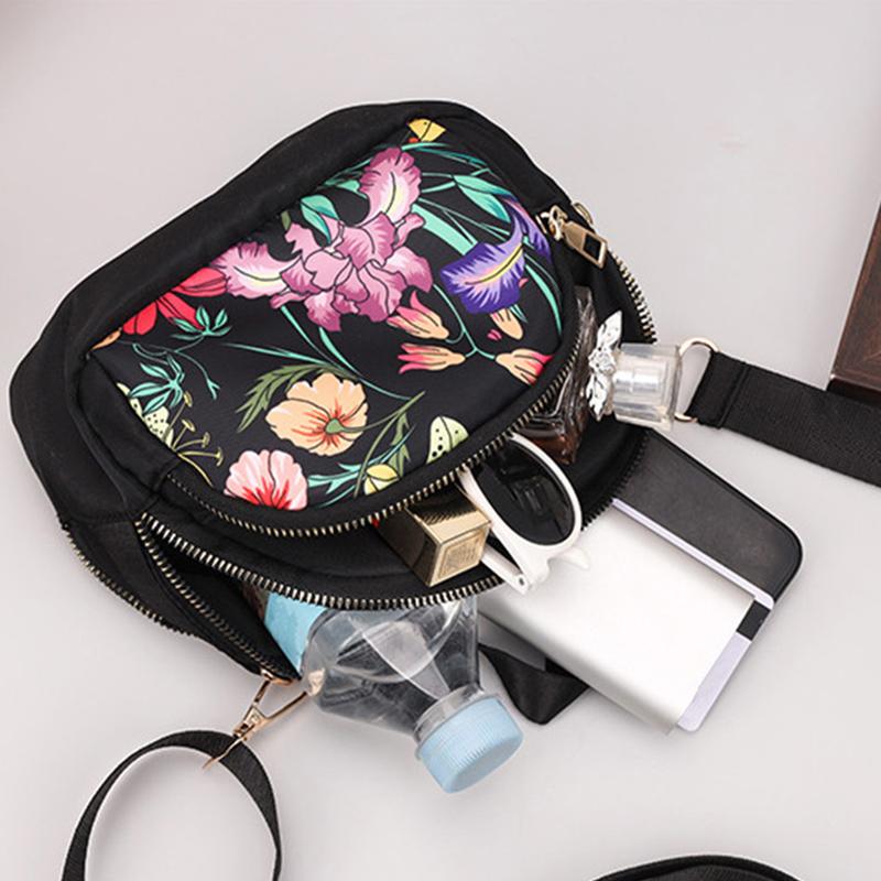 Ladies' able Printed Backpack with Adjustable Shoulder Straps, Suitable for Daily Gatherings and Travel