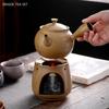 350 мл Японский чайник из грубой керамики Домашний винтажный Большой емкости Чайник с боковой ручкой Керамический Красота Чайный заварник Традиционная чайная посуда