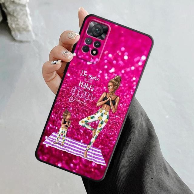 Чехол для телефона Xiaomi Redmi Note 12 11t 11s 11 10 8 Pro 9 9s 9t 8t для Mi 10 8 9a 9c 10c K40 для женщин Super Mom Baby Princess Queen