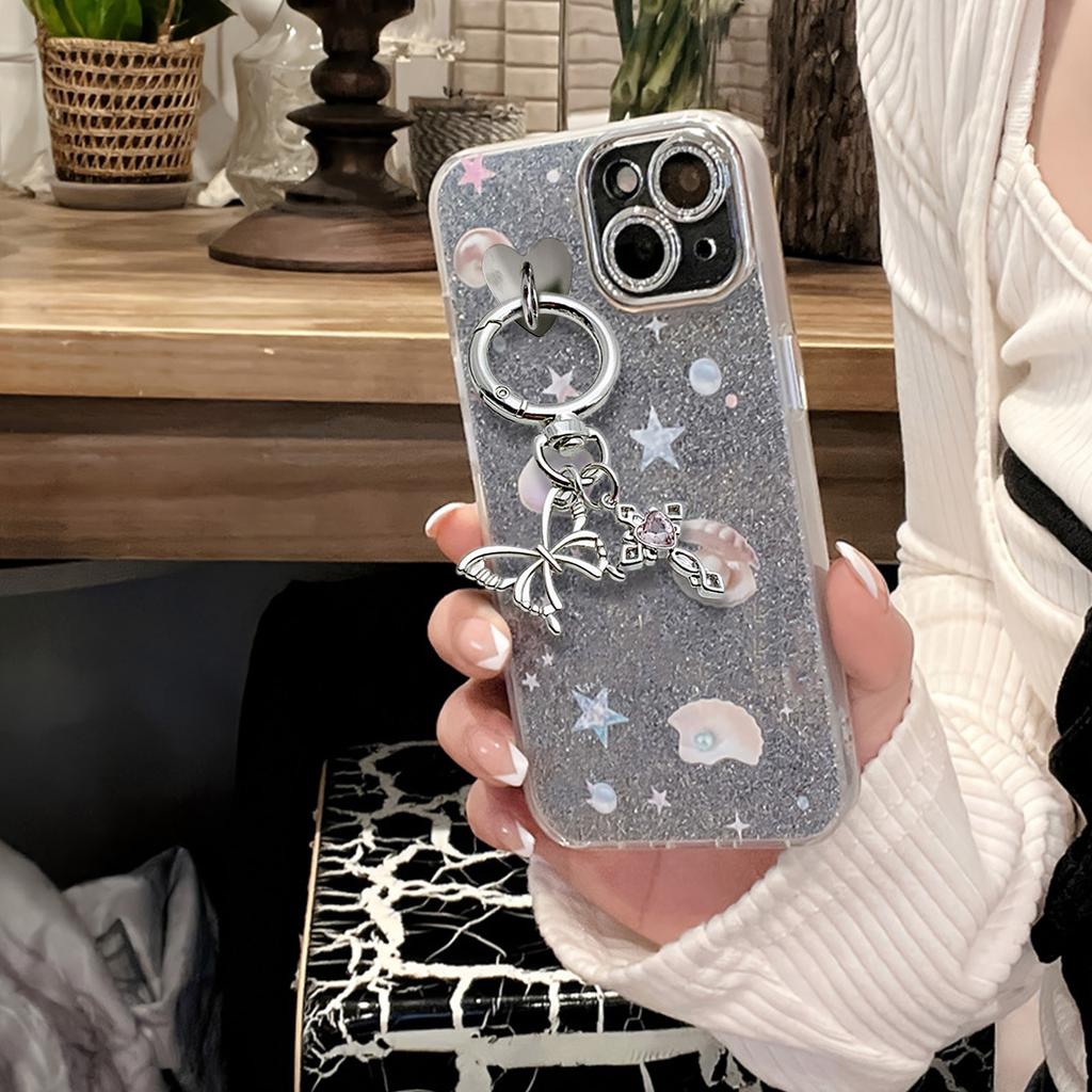 Elegant Butterfly Bows Shaped Keyring Versatile Fashion Accessory for Women Bag Pendant Phone Charm and Keychain