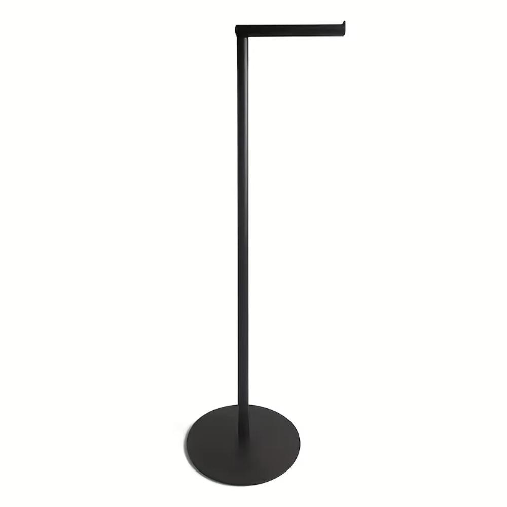 Rust-Proof Stainless Steel Paper Roll Stand Single Pole Floor Standing Paper Dispenser Bedroom