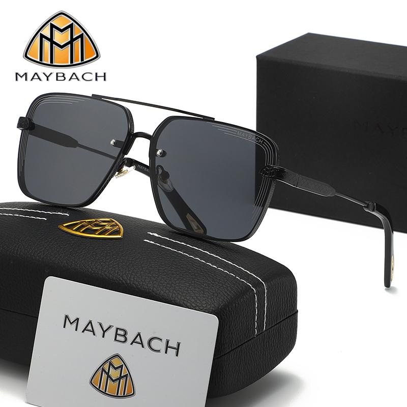 Солнцезащитные очки MAYBACH Защита UV400 Роскошный бренд для мужчин и женщин Классические солнцезащитные очки Высококачественные очки Пилотные очки 754