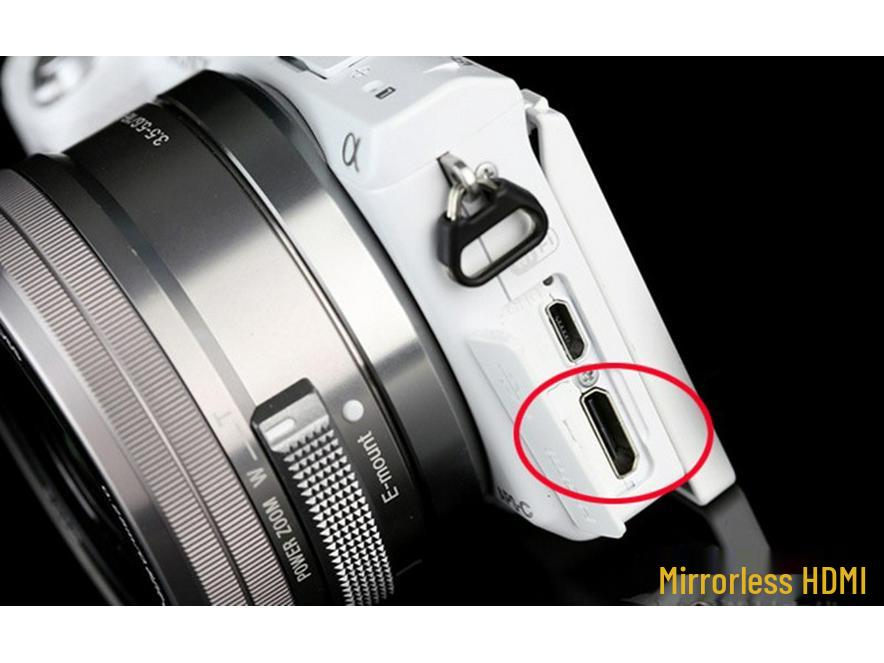 Мини 90° кабель HDMI - HDMI HD пружинный для DSLR камер к телевизору