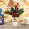Red Christmas Berry Xmas tree Decor Home Floral Decor Christmas Ornament Artificial Flowers