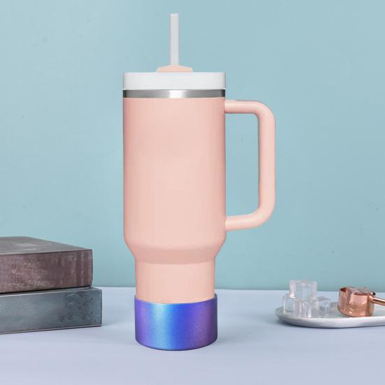 Silicone Cup Cover Gradient Color Cup Boot Anti-Slip Bottom Sleeve for Tumbler 20-40oz 12-24oz Water Bottles