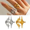 Стильные кольца из сплава Starry Inspire Элегантные украшения Заметные изделия для модных женщин Повседневная носка Вечеринка Идеи для подарков