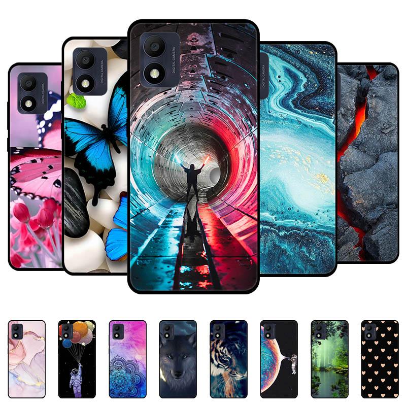 For Alcatel 1B 2022 Case 5031D 5031G Black Cases Silicone Soft TPU Phone Cover Fundas Case For Alcatel 1B 2022 5.5" Bumper Cases