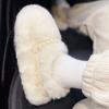 2025 новые туфли из овечьей шерсти и хлопка с жемчугом, жареные уличные туфли из высококачественной шерсти, женские зимние с начесом и утолщением