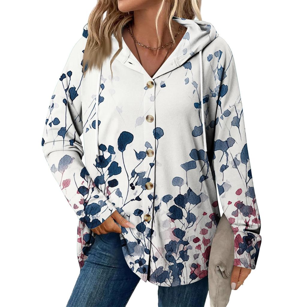 Женское модное повседневное пальто реглан с длинным рукавом и кулиской, винтажное пальто с капюшоном на пуговицах