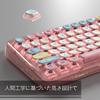 PBT Термостойкий Колпачок для Клавиш Японский Полупрозрачный Пудинговый Набор для Механической Оригинальная Тема Популярный Подарок на Юбилеи Набор с Сублимационной Печатью, Раскладка, Дизайн,