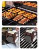 Rechargeable Stainless Steel Electric BBQ Brush with Light & Food-Grade Cleaning Roller