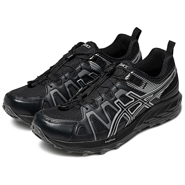 Asics GEL SONOMA FE Износостойкие Дышащие Сцепление Низкий верх Кроссовки для хайкинга Мужские Серебристо-черные 1011B999-001