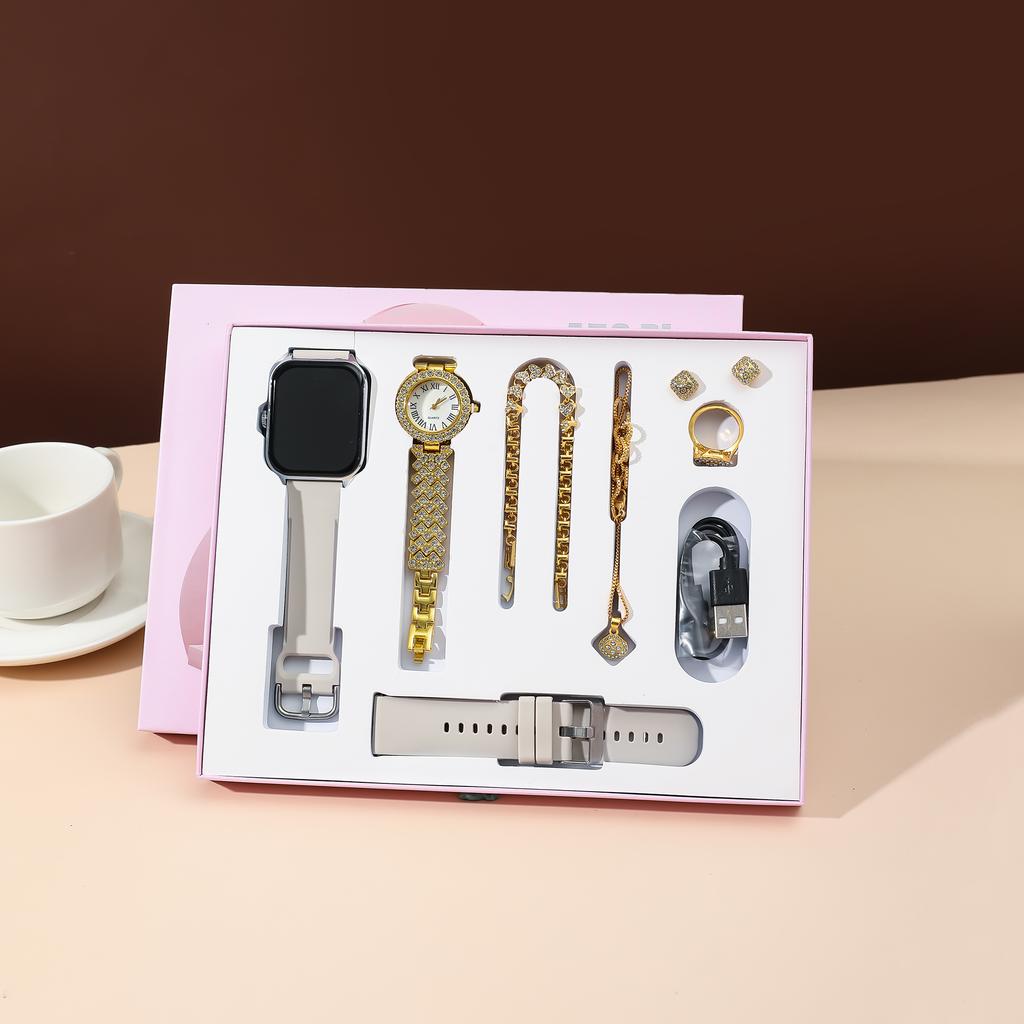 Cross-border Bestseller A58 Plus Smartwatch for Women; Small Waist Set with Diamond Inlay; Step Counter Sports Wristband.